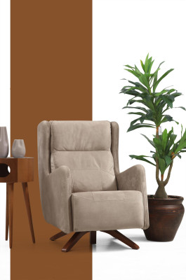 Einsitzer Sessel Wohnzimmer Designer Möbel Modern Polstersessel 