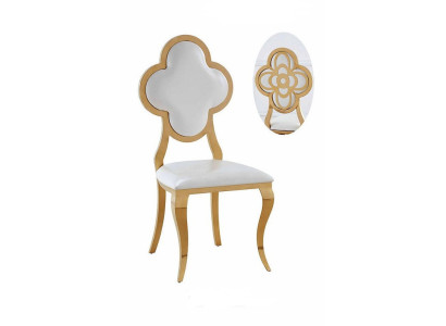 Design Stuhl Stoff Stühle Edelstahl Lehnstuhl Polster Luxus Sessel