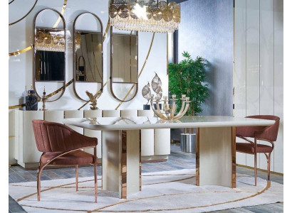 Luxus Tische Esszimmer Tisch Esszimmer Moderner Gold Edelstahl
