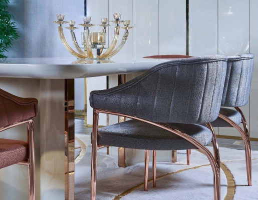 Luxus Tische Esszimmer Tisch Esszimmer Moderner Gold Edelstahl