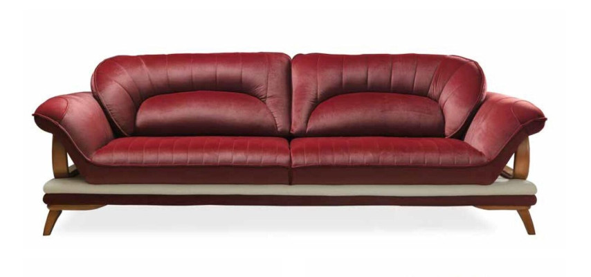 Luxus Garnitur Set Sofagarnitur 3+3+1 Sitzer Sofa Sessel 3tlg. Sets