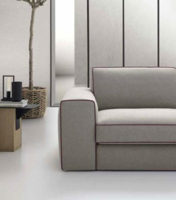 Stoff L-Form Couch Wohnlandschaft Ecksofa Modern Design Sofa Focus alfitalia