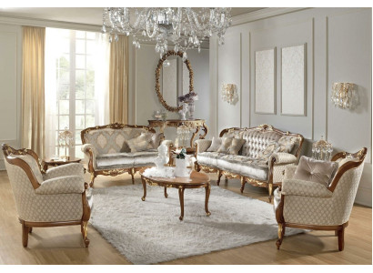 Sofa Barock Rokoko Klassische Dreisitzer 3 Sitzer Couch Polster Sofas Couchen