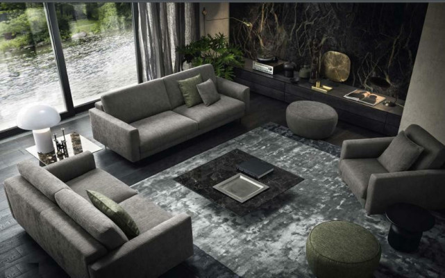 Luxus Möbel Wohnzimmer Sofas Sofa 3 Sitzer Modern alfitalia Couchen Italien Neu