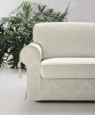 Textil Stoff Luxus 3 Sitzer Couch Polster Holzrahmen Sofa Textil Couch alfitalia