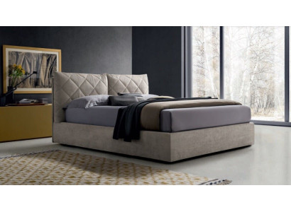 Designer Bett Stoff Hotel Holz Betten Doppel Schlaf Zimmer Luxus Modern Italien