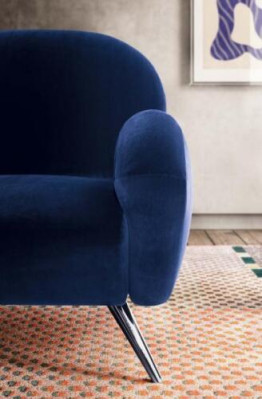 Sofa Couch Polster Stuhl Modern Zeitgenössisch Polster Sessel Italien 1Sitzer