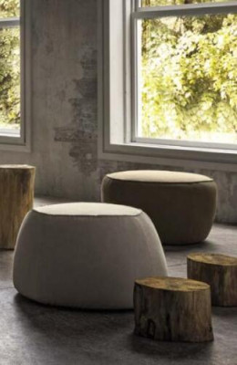 Sitzhocker Hocker Pouf Puff Sitzpouf Fußhocker Ottomane Samt 50x67m Textil