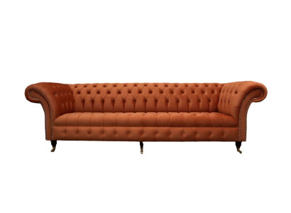 Britische Chesterfield Polster Luxus Sofa Design Couch Klassische Sofa 4 Sitzer
