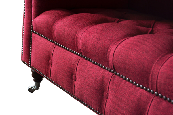 Chesterfield 3 Sitzer Dreisitzer Design Couchen Polster Sofa Sofas Textil