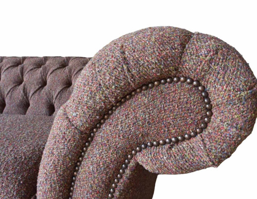Big Chesterfield englisch klassischer Stil Sofa Couch 3 Sitz Polster 230cm