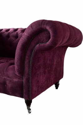 Sessel Ohrensessel Luxus 1 Sitzer Einsitzer Polster Design Stoff Modern