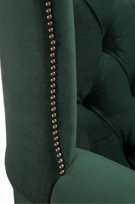 Chesterfield Design Sessel Polster Luxus Textil Couchen Ohrensessel