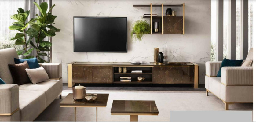 Luxus Sideboard tv Lowboard rtv xxl Schrank Tisch Wohnzimmer Holz rtv Neu Hotel