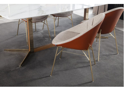 Luxus Polster Stühle Loft Designer Möbel Grau Küchen Lederstuhl Lehnstuhl