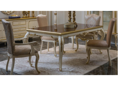 Esszimmer Esstisch Stuhl Set Gruppe Garnitur Tisch Tische Garnitur Luxus 5tlg.