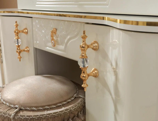 Schlafzimmer Schminktisch Kosmetiktisch Frisiertisch Kommode mit Spiegel