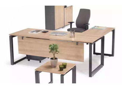 Exklusiver Eckschreibtisch Büromöbel Braun Ecktisch Arbeitszimmer Neu