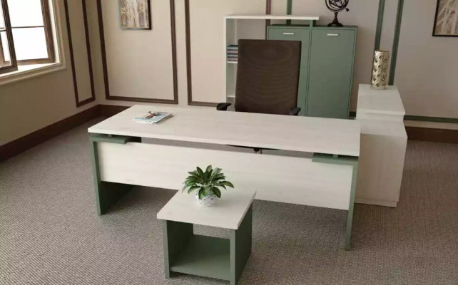Klassischer Weißer Designer Luxus Schreibtisch Holzmöbel Arbeitszimmer