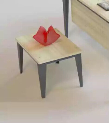 Designer Luxus Brauner Couchtisch Ablage Holzmöbel Moderne Büromöbel