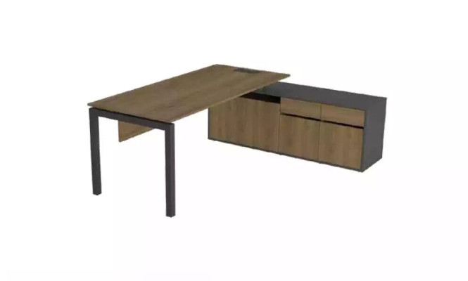 Holz Büromöbel Schreibtisch Sideboard Couchtisch Büroeinrichtung Modern