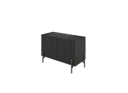 Kommode Sideboard Bürokommode Design Möbel Schrank Lowboard Büro Schwarz