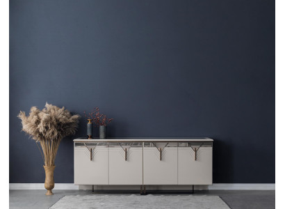 Sideboard Anrichte Holzschrank Kommode Schrank Holz Weiß Moderne
