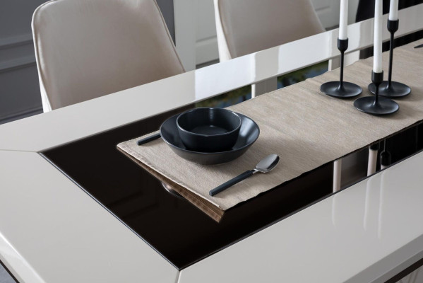 Luxus Esstisch Esszimmertisch Tisch Esszimmer Modern Holz Weiß 200cm