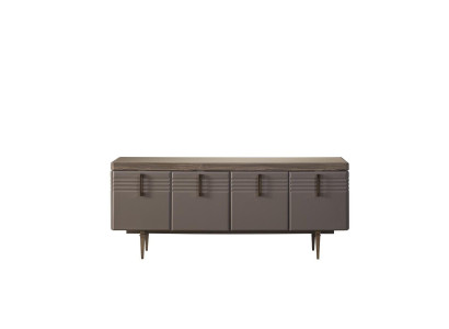Sideboard Anrichte Holzschrank Kommode Schrank Holz Grau Wohnzimmer