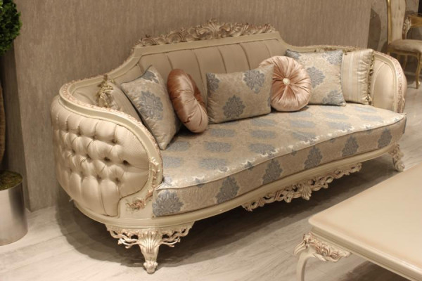 Luxus Wohnzimmer Set mit Hochwertigen edlen Sofas Bequemem Sessel Neu