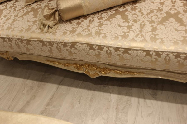 Exquisite Wohnzimmer Sofagarnitur 3+3 Sitzer modernen Setzen Beige Neu