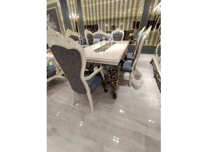 Elegantes Esszimmer Esstisch Luxuriöses Tisch Glamouröses Esstisch Neu