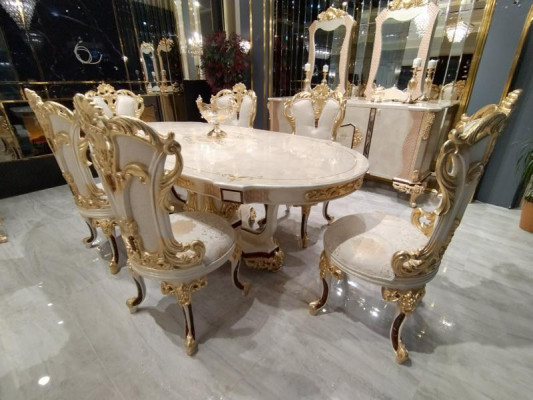 Esstisch Holztisch Tisch Gruppe Esszimmer Wohnzimmer Garnitur Holz Design Tische