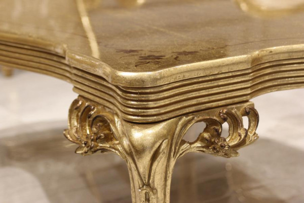 Couchtisch Wohnzimmertisch Gold Luxus Couchtische Beistelltisch Sofatisch Neu