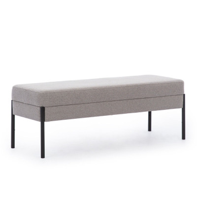 Exklusives Schlafzimmer Doppelbett Metallgestell Moderne Bank Luxus Möbel