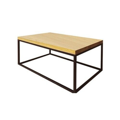 Kaffeetisch Couchtisch Designer Tisch Metall Wohnzimmertisch Tische Neu Holz
