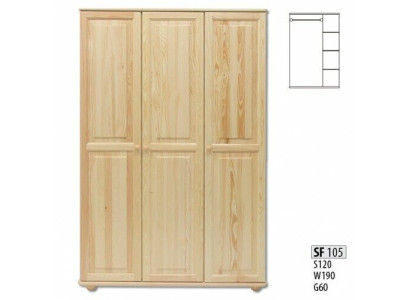 Echtes Holz Massivholz Vollholz Kleiderschrank Schrank Massive Schränke Landhaus