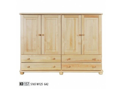 Kommode Design Lowboard Anrichte Schrank Echtes Holz Buffet Kommoden Sideboard