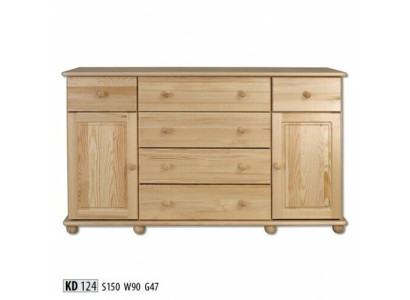 Design Kommode Handarbeit Holz Anrichte Sideboard Schrank Neu Vollholz Möbel Neu