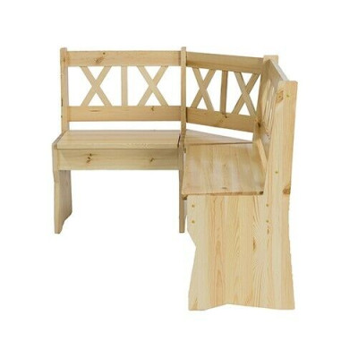 Eckbank Holzbank massive Bänke Küche Essbereich Echtholz Holz Möbel Neu Ecksitz