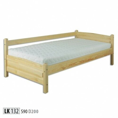 Massivholzbett Kiefer Holz Bettgestell 90x200 Vollholz Handarbeit Neu Gästebett