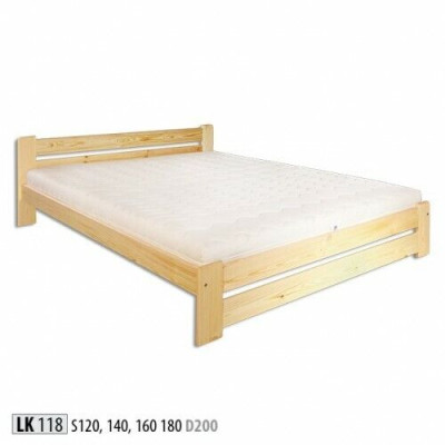 Massivholz Bett 200x200 Doppelbett Kiefer massiv Echt Hozbett Vollholzbett Neu