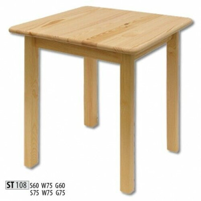 Esstisch Holz Tische Wohn Ess Zimmer 75x75 Massivholz Esstische Echtholz Tisch
