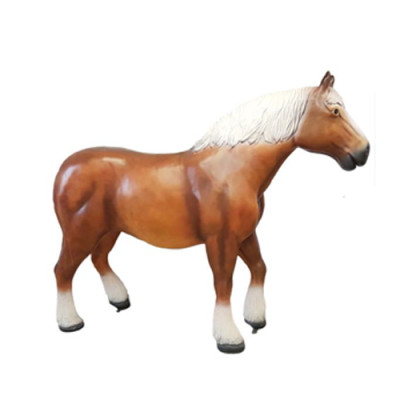 Russischer Hengst Pferd Dekoration Figur Figuren Statuen 80cm Statue Skulptur