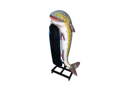 Skulptur Surf Board Statue Aufsteller Skulpturen Statuen Figur Board Bunt 185cm