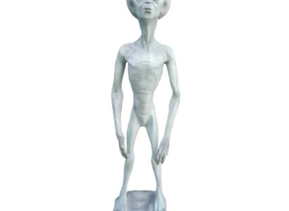 Deko Figur Statue Skulptur 135 cm Figuren Statuen Skulpturen Alien Garten P19