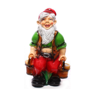 Garten Haus Dekoration Figur Statue Skulpturen Deko Figuren Zwerg Handarbeit K34