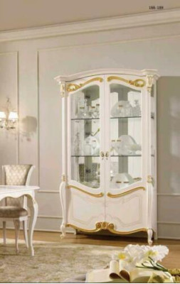 Edle Vitrine Schrank Schaufenster Wohnzimmer Glas Neu Glasschrank Schränke Neu  