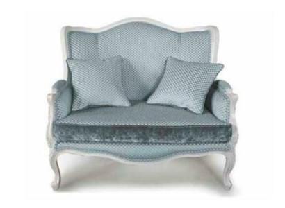 Couch Textil Stoff Sofa Edles Design Designer 2 Sitzer Möbel Klassische Möbel