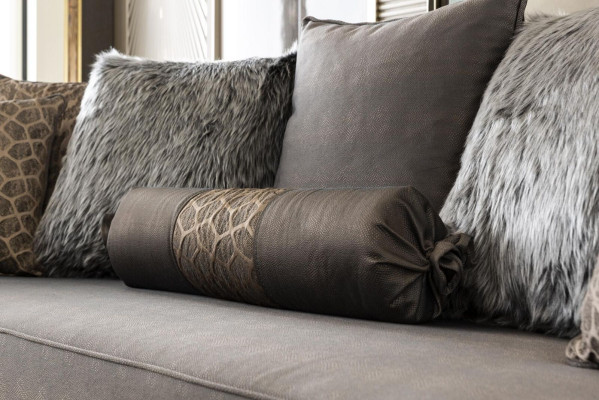 Wohnzimmer Set Grau 2x Sessel Sofagarnitur Beistelltisch Couchtisch 6tlg.